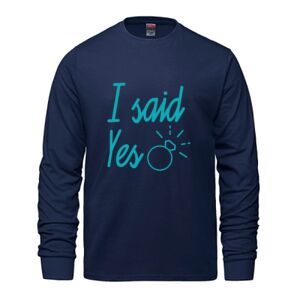 Men's Long Sleeve Crew Neck Tee Thumbnail