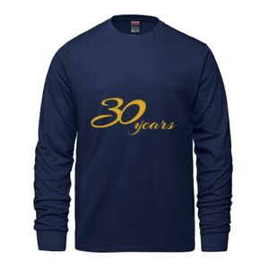 Men's Long Sleeve Crew Neck Tee Thumbnail
