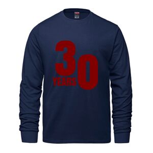 Men's Long Sleeve Crew Neck Tee Thumbnail
