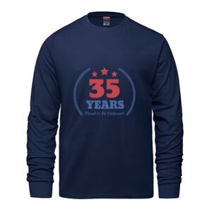 Men's Long Sleeve Crew Neck Tee Thumbnail