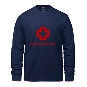 Men's Long Sleeve Crew Neck Tee Thumbnail