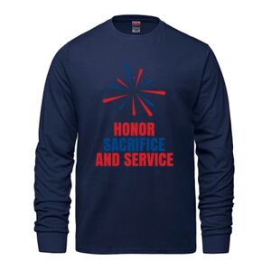 Men's Long Sleeve Crew Neck Tee Thumbnail